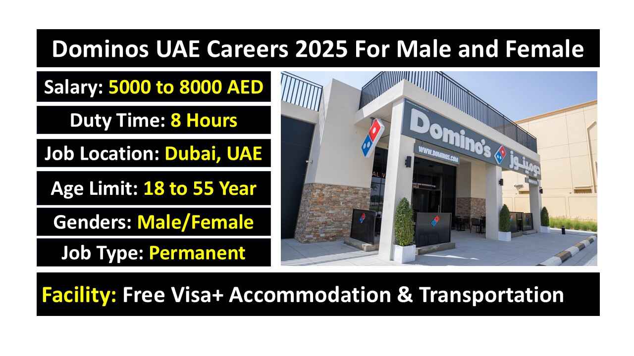 Dominos UAE Careers 2025 