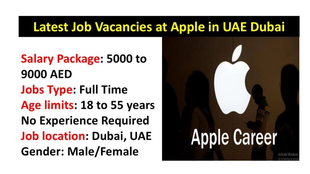 Latest Job Vacancies at Apple in UAE Dubai